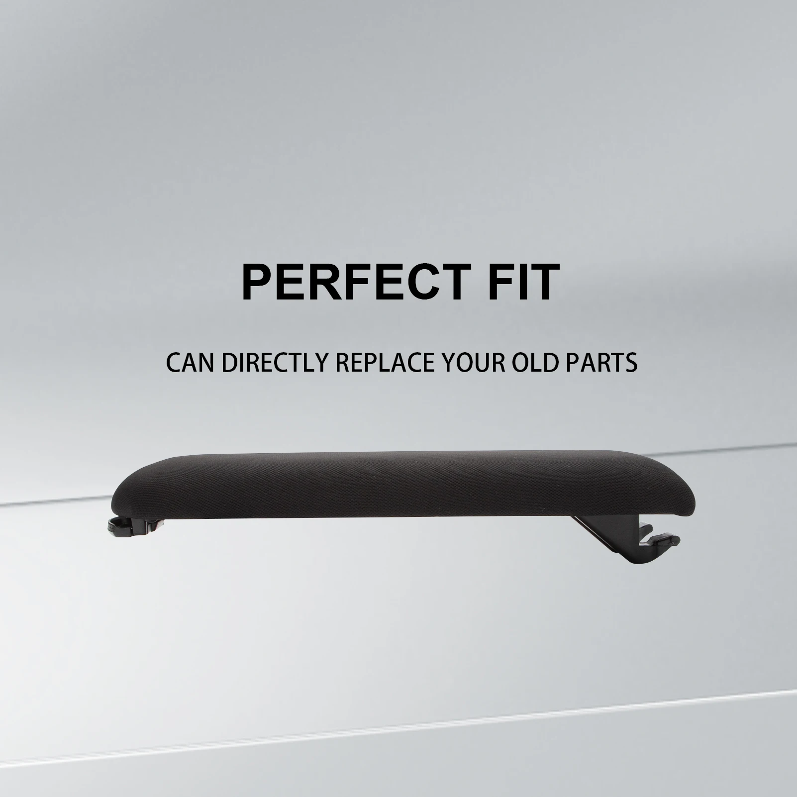 Black Center Console Armrest Cover for VW & Skoda 5 Black Center Console Armrest Cover for VW & Skoda - Image 5