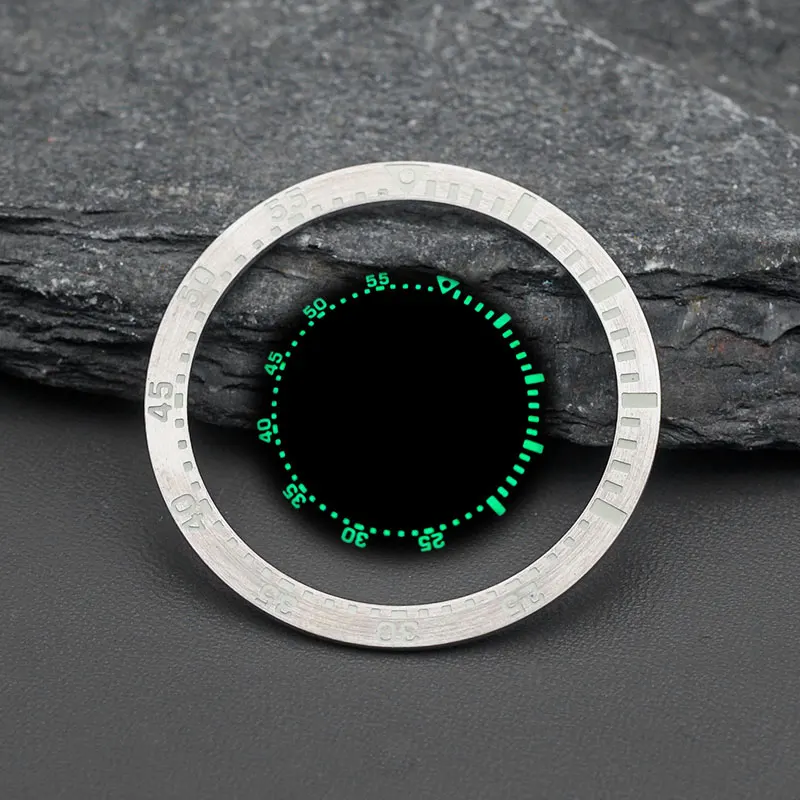 Green Luminous Bezel Insert for Dive Watches 9 Green Luminous Bezel Insert for Dive Watches - Image 9
