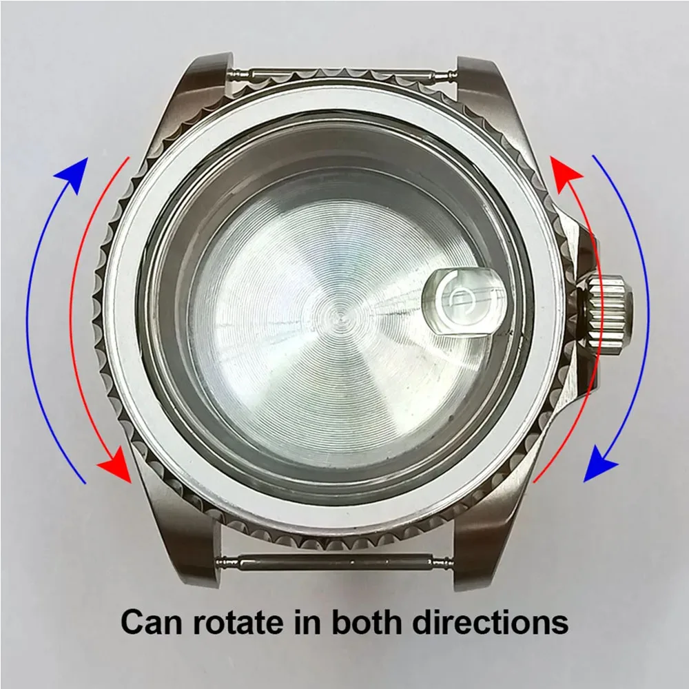 40.5mm Stainless Steel GMT Watch Case Model NH34-NH72 1 40.5mm Stainless Steel GMT Watch Case Model NH34-NH72