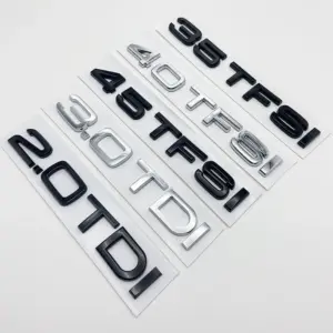 A4 3D Emblem Set with Chrome Finish 8 S294ec5a9df72434082575a86f0ed2ab0p