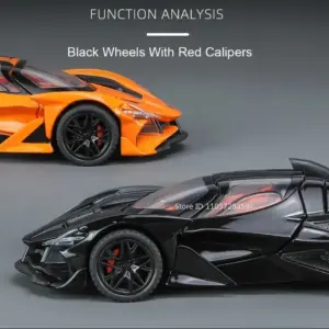 Black Apollo EVO Miniature Sports Car Model 12 S29522346f9eb4a6b97a931c72c435693y