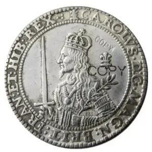 Vintage King Charles I Medal from 1840 9 S296698d012b24f7d8cd96b4dd56f11a5M