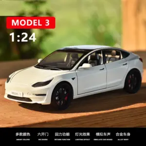 1:24 Scale Model 3 Electric Car Collector Miniature 12 S298c6e63367441c8b3882da2ae68e324k