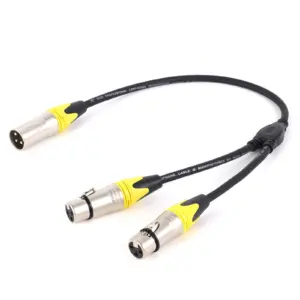 XLR Y-Splitter Cable for Audio, 0.3m/0.5m 12 S29944603ea06493ca9d66a47387e2a5dj