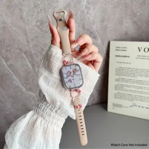 Girls Silicone Strap for Apple Watch Series 5-10 17 S29a5a95c7a744174a022b3f117808d9e3