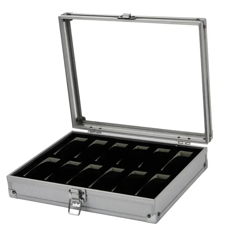 Aluminum Watch Box WT0192 with 6 or 12 Slots 7 Aluminum Watch Box WT0192 with 6 or 12 Slots - Image 7