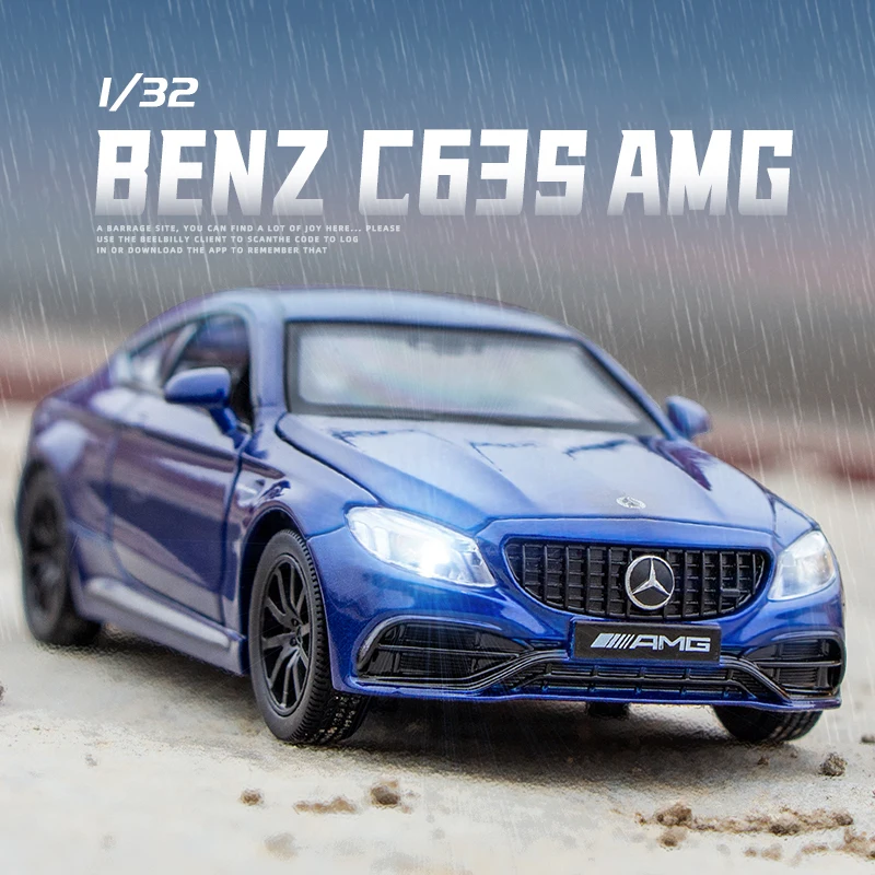 Mercedes-Benz C63 S AMG 1:32 Diecast Model 3 Mercedes-Benz C63 S AMG 1:32 Diecast Model - Image 3