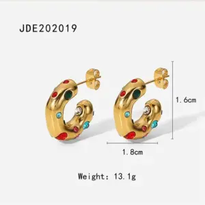 Vibrant Gold Stainless Steel Earrings for Women 13 S2a064e6d7bea4b8eb1dc9ba4360699e32