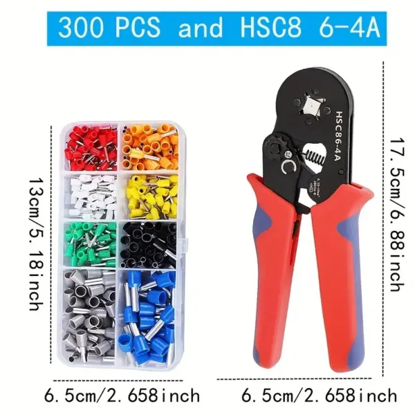 VE Tubular Crimping Terminal Set for Electrical Wiring | JakeSpecial