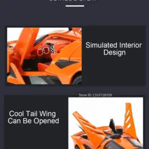 Black Apollo EVO Miniature Sports Car Model 13 S2a19707fd5204cbab674c7763fc5d64d9