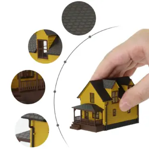 Model House for Railway Scenes 1:50-1:160 17 S2a3b4a0691124fca80ecd8ec24839b36h