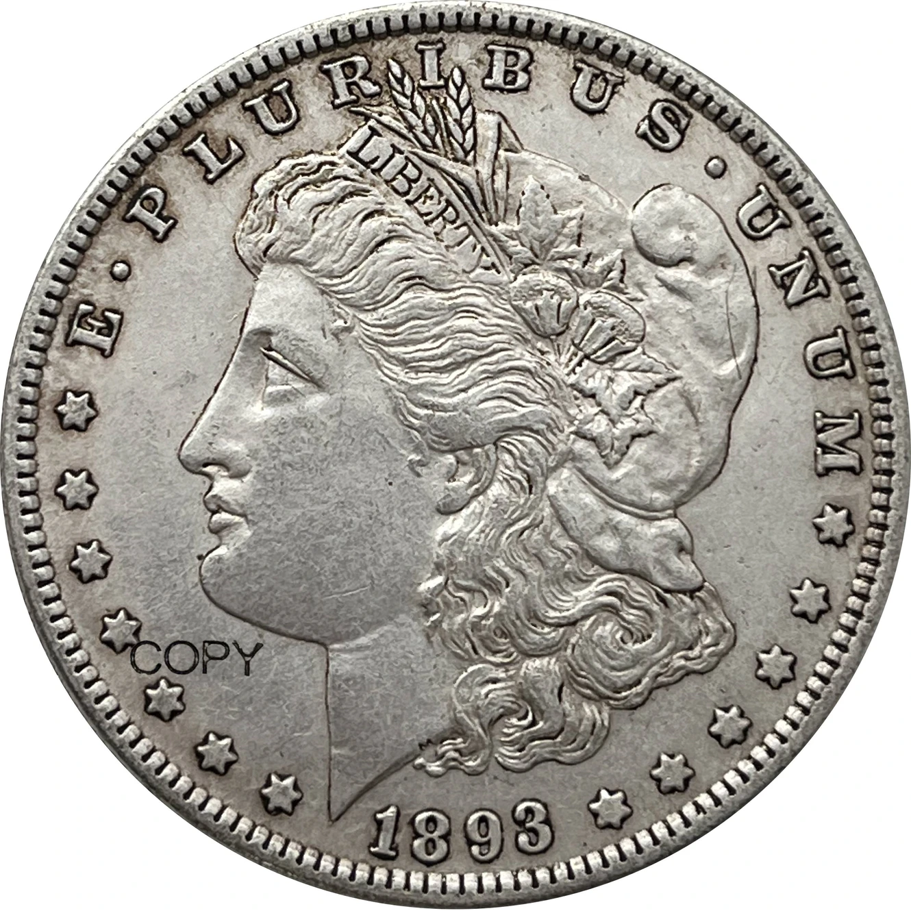 US 1893 S Morgan Silver Coin Replica 5 US 1893 S Morgan Silver Coin Replica - Image 5