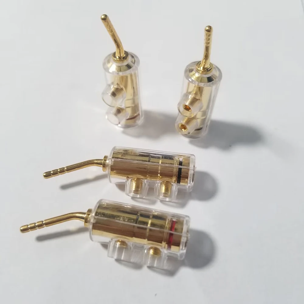 24K Gold-Plated Banana Connectors Set for Audio 2 24K Gold-Plated Banana Connectors Set for Audio - Image 2