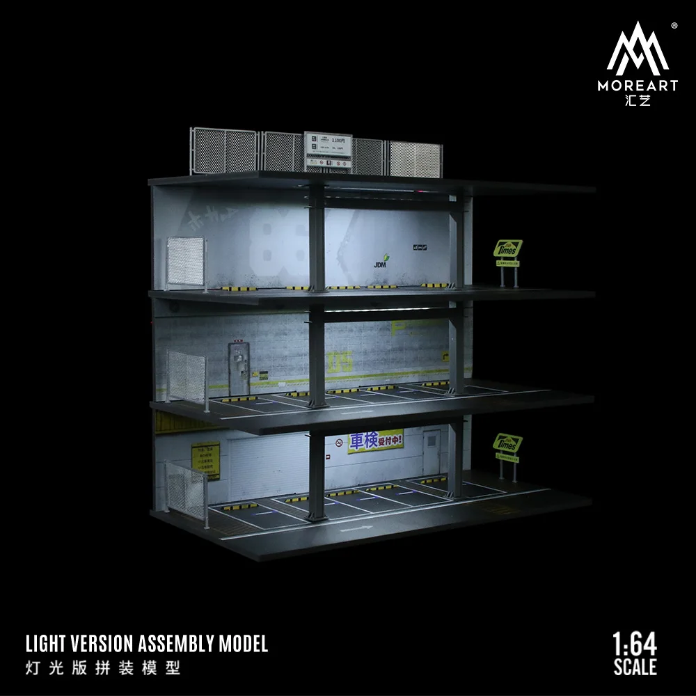 1:64 Scale Diecast Parking Garage Model 5 1:64 Scale Diecast Parking Garage Model - Image 5