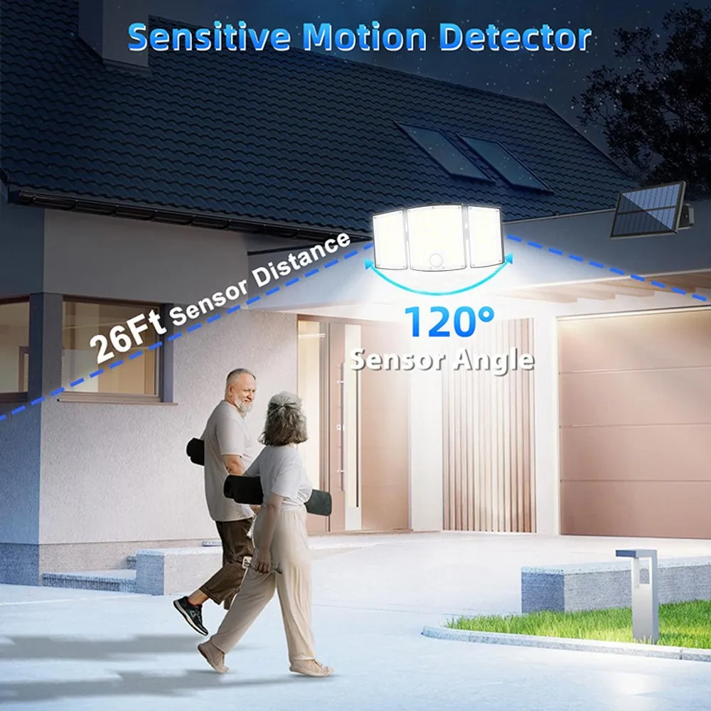 Solar Outdoor Wall Light with LED, Motion Sensor 6 Solar Outdoor Wall Light with LED, Motion Sensor - Image 6