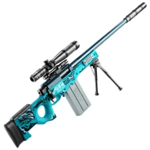 Vibrant Blue Toy Sniper Rifle for Outdoor Play 12 S2aabb535e2824634b53675d662b40f37P