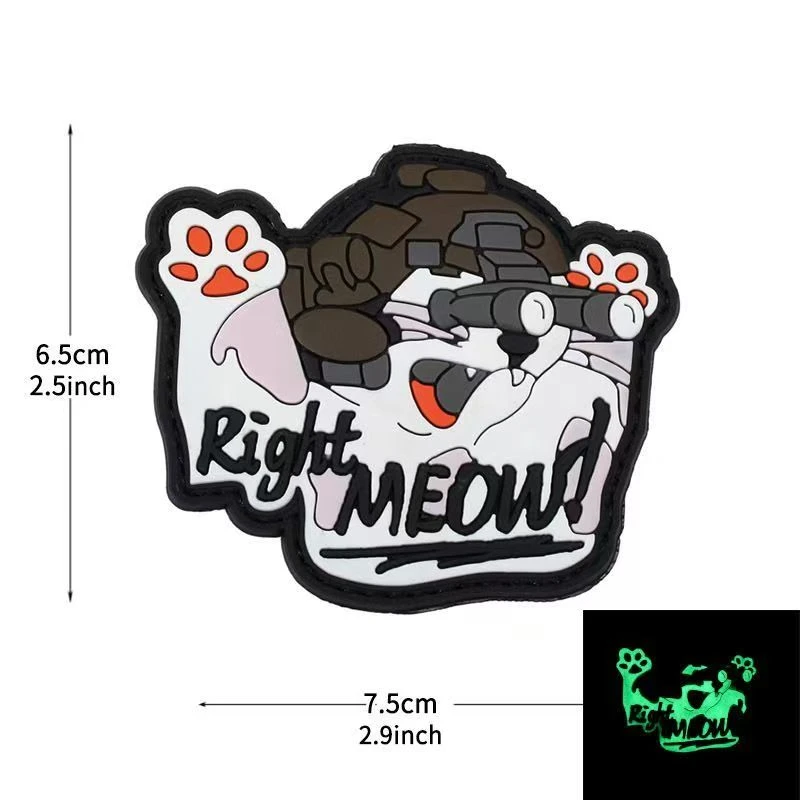 Luminous PVC Cat Patch with Glow Effects 8 Luminous PVC Cat Patch with Glow Effects - Image 8