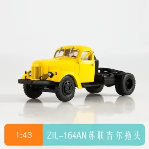 Yellow ZIL164 Diecast Model for Collectors