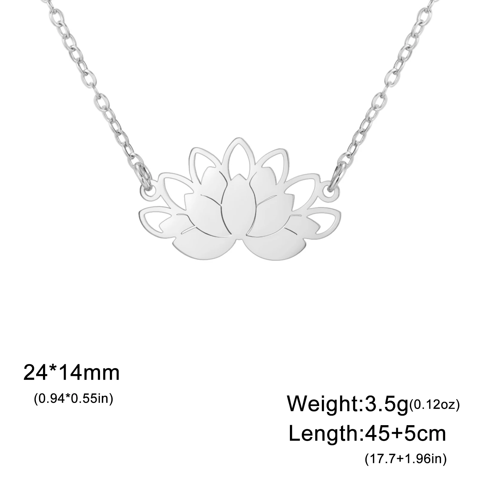 Elegant Lotus Pendant Necklace for Women 7 Elegant Lotus Pendant Necklace for Women - Image 7