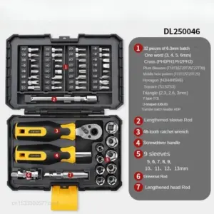 Compact Xiaomi Mini Ratchet and Screwdriver Set 13 S2ae97b53e5a745af817e1bc71ef27281v