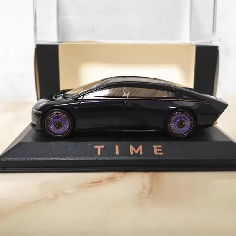 Black 1:43 Scale Diecast Model Car by Time 3 Black 1:43 Scale Diecast Model Car by Time - Image 3