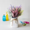 Artificial Provence Lavender Bouquet with Vase