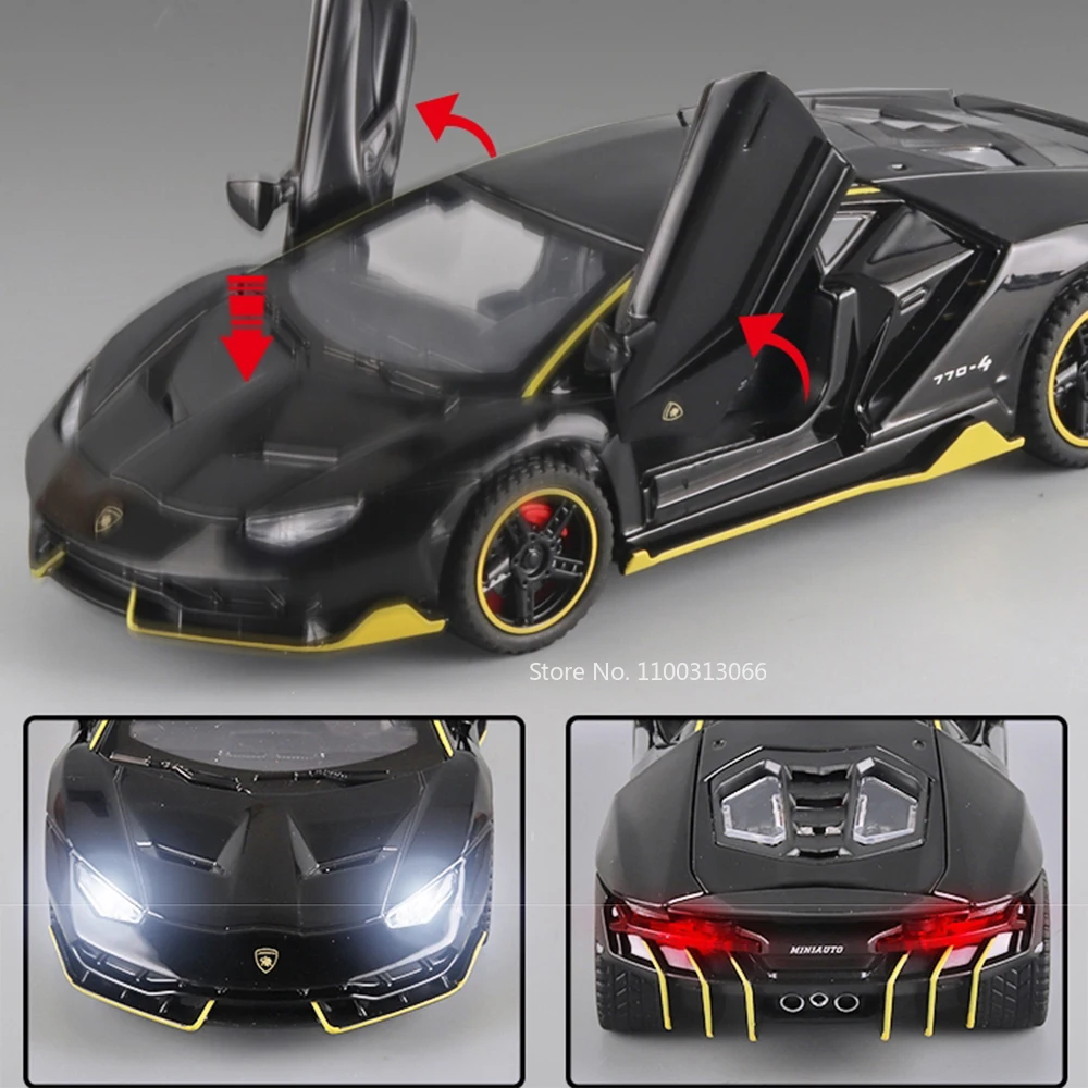 1:32 Lamborghini LP770-4 Miniature Toy 5 1:32 Lamborghini LP770-4 Miniature Toy - Image 5