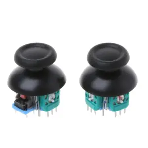 Black PS4 3D Analog Joystick Set for Controller
