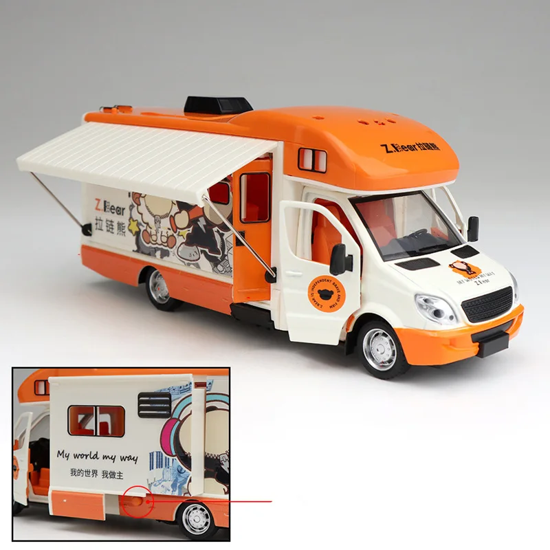 1:28 Scale Diecast RV Model with Playful Graphics 4 1:28 Scale Diecast RV Model with Playful Graphics - Image 4