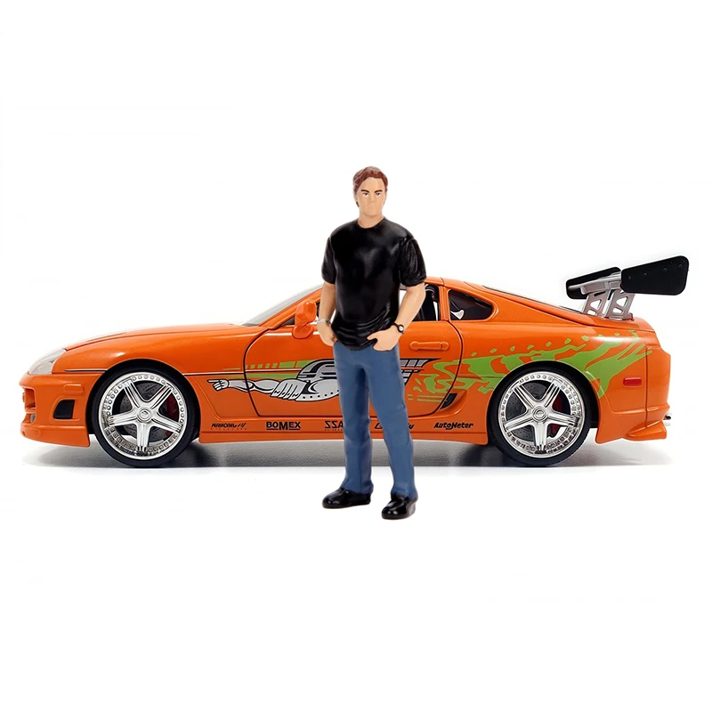 1995 Toyota Supra 1/24 Diecast Model Orange 2 1995 Toyota Supra 1/24 Diecast Model Orange - Image 2