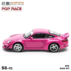 Pink Porsche 997 1:64 Die-Cast Model 9 S2b7b6d21c30848408f9ad64ef26ac6ebe
