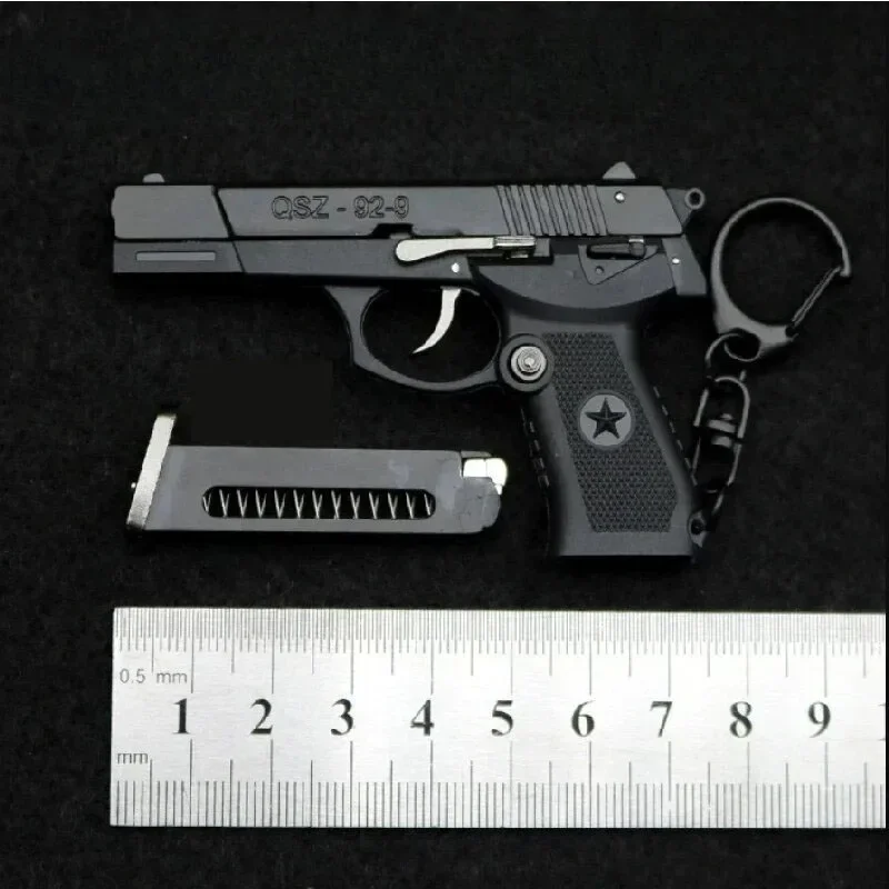 Miniature QSZ92 Keychain Replica in Black or Brown 2 Miniature QSZ92 Keychain Replica in Black or Brown - Image 2