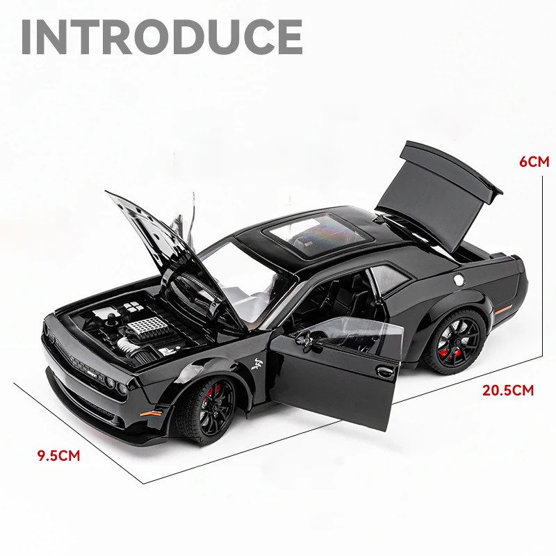 1:24 Dodge Challenger SRT Hellcat Redeye Model 5 1:24 Dodge Challenger SRT Hellcat Redeye Model - Image 5