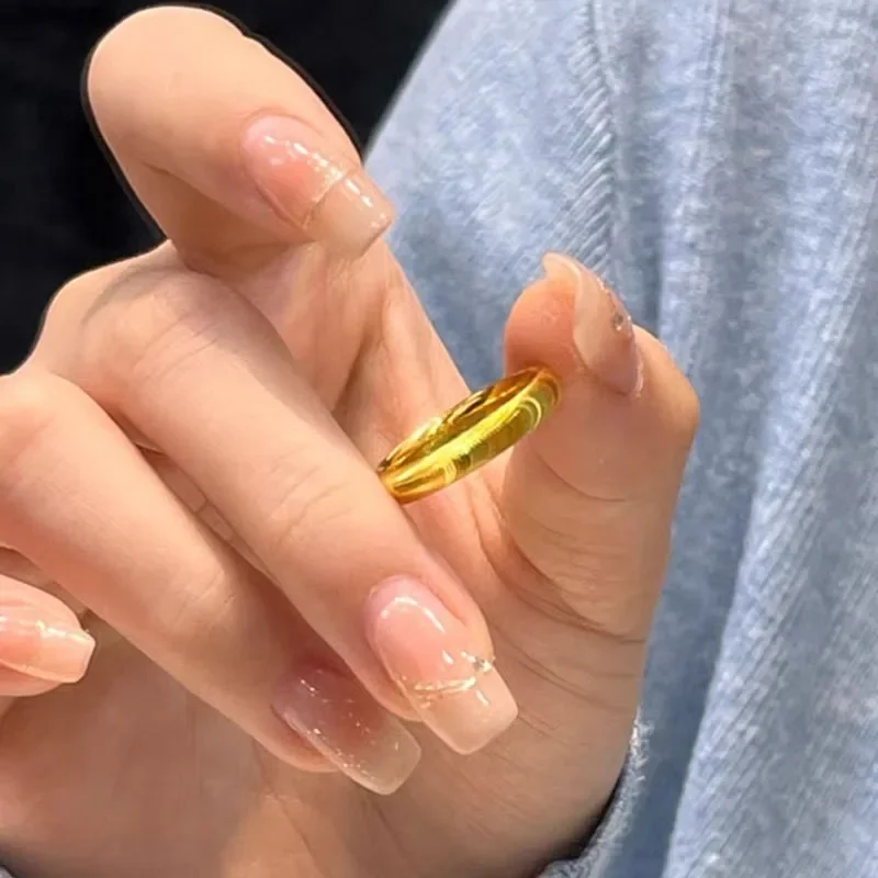 Modern Gold-Filled Women's Open Ring 4 Modern Gold-Filled Women's Open Ring - Image 4