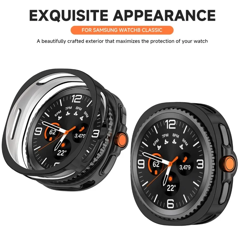 Samsung Galaxy Watch 8 Protective Bumper Case 2 Samsung Galaxy Watch 8 Protective Bumper Case - Image 2