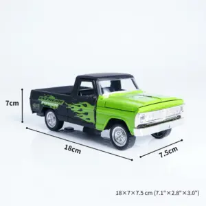 Vibrant Green Diecast Pickup Truck Model 8 S2bc1457dd6b341f880759feec16f1cc5j