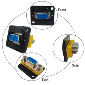 Mini DB9/DB15 Connector Set for Secure Serial Links 12 S2bd0b74d0a8643bb9c54b4db63a1fa68V
