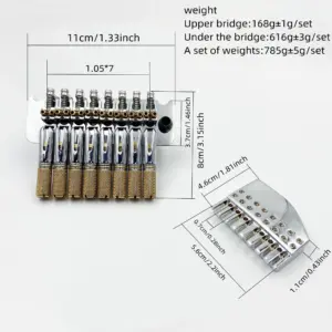 High-End Headless Guitar Bridge for 7/8-String Guitars 14 S2bd5f15c53b74fb9882c4e0da926cc19i