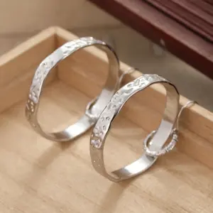 Vintage Silver Drop Earrings with Textured Hoops 11 S2bdd16048ef9455cb1e77862f1113eadd