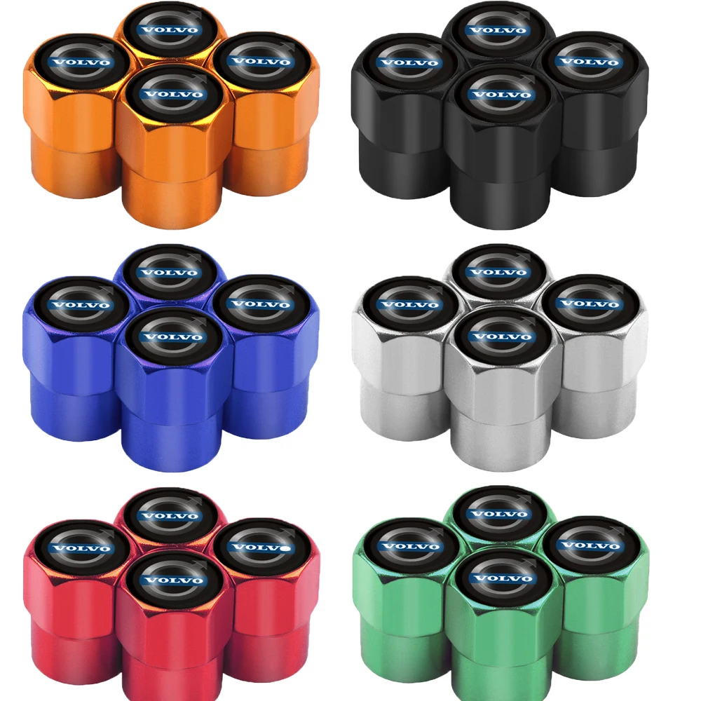 Premium Aluminum Tire Valve Dust Caps Set 2 Premium Aluminum Tire Valve Dust Caps Set - Image 2