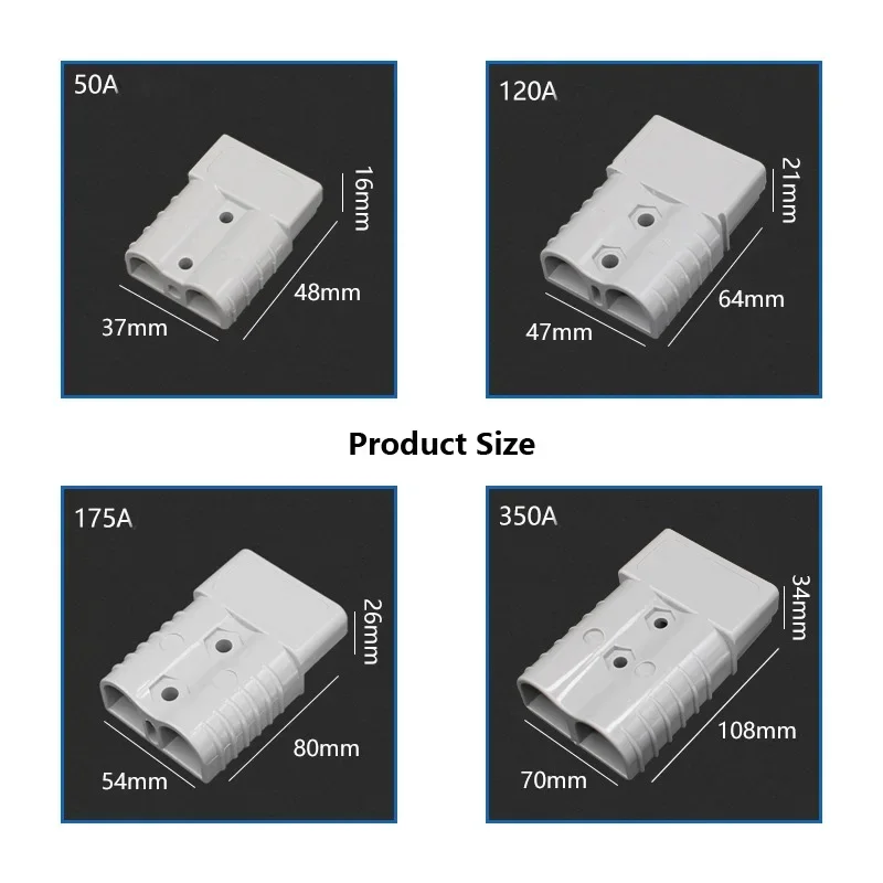 Heavy-Duty Industrial Power Plug Connector 350A 5 Heavy-Duty Industrial Power Plug Connector 350A - Image 5