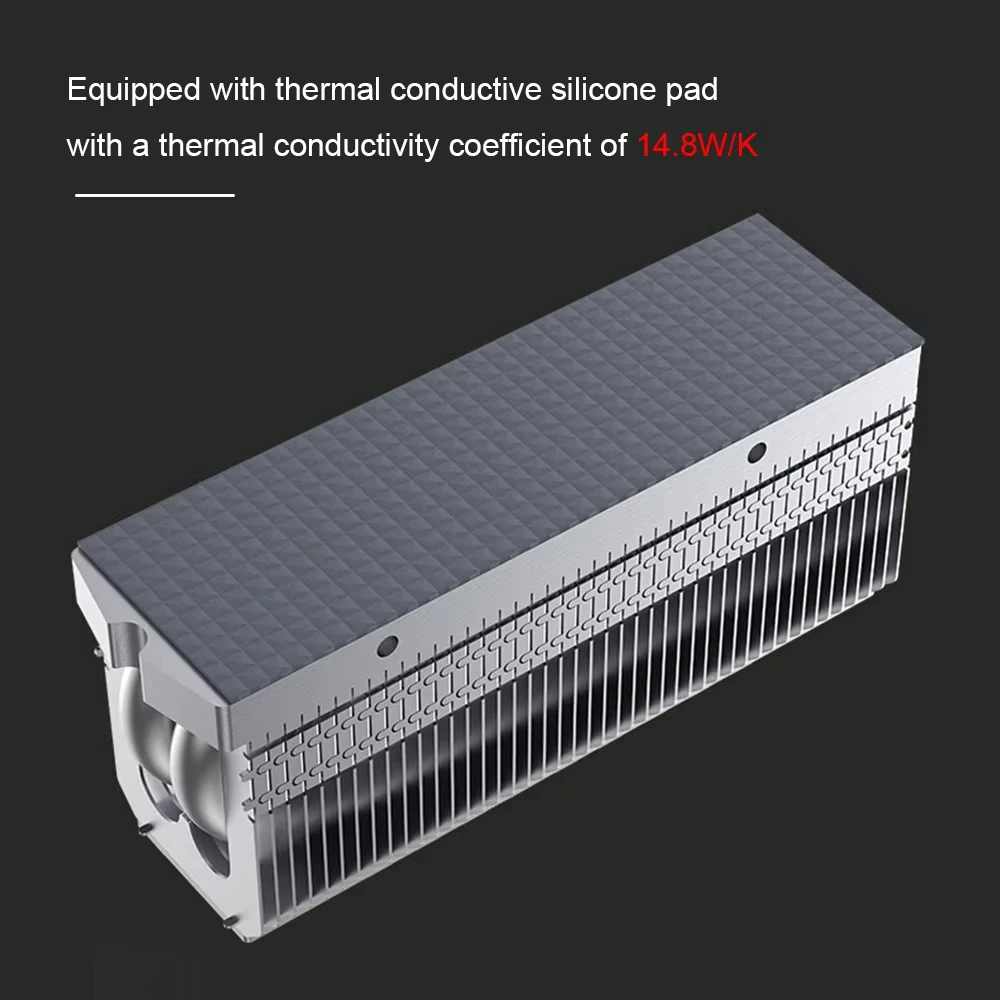 M.2 2280 NVMe SSD Heatsink for Cooling 4 M.2 2280 NVMe SSD Heatsink for Cooling - Image 4