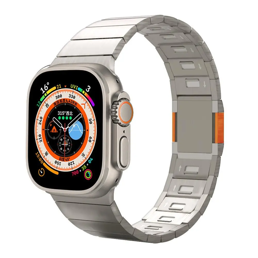 Stainless Steel Apple Watch Ultra Band for 38-49mm 8 Stainless Steel Apple Watch Ultra Band for 38-49mm - Image 8