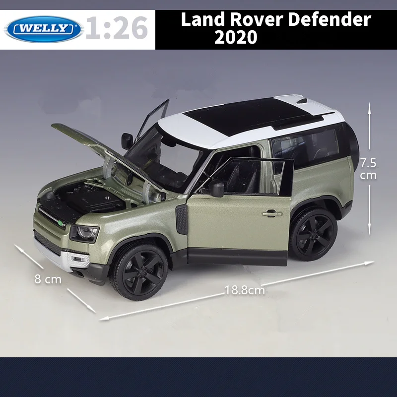 Land Rover Defender 1:26 Scale Diecast Model SUV 4 Land Rover Defender 1:26 Scale Diecast Model SUV - Image 4