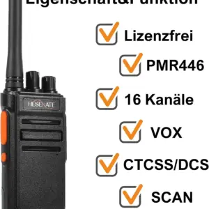 HESENATE HT66 5-Piece Walkie Talkie Set 10 S2c3345d7189349fd916f33326cc34d11c