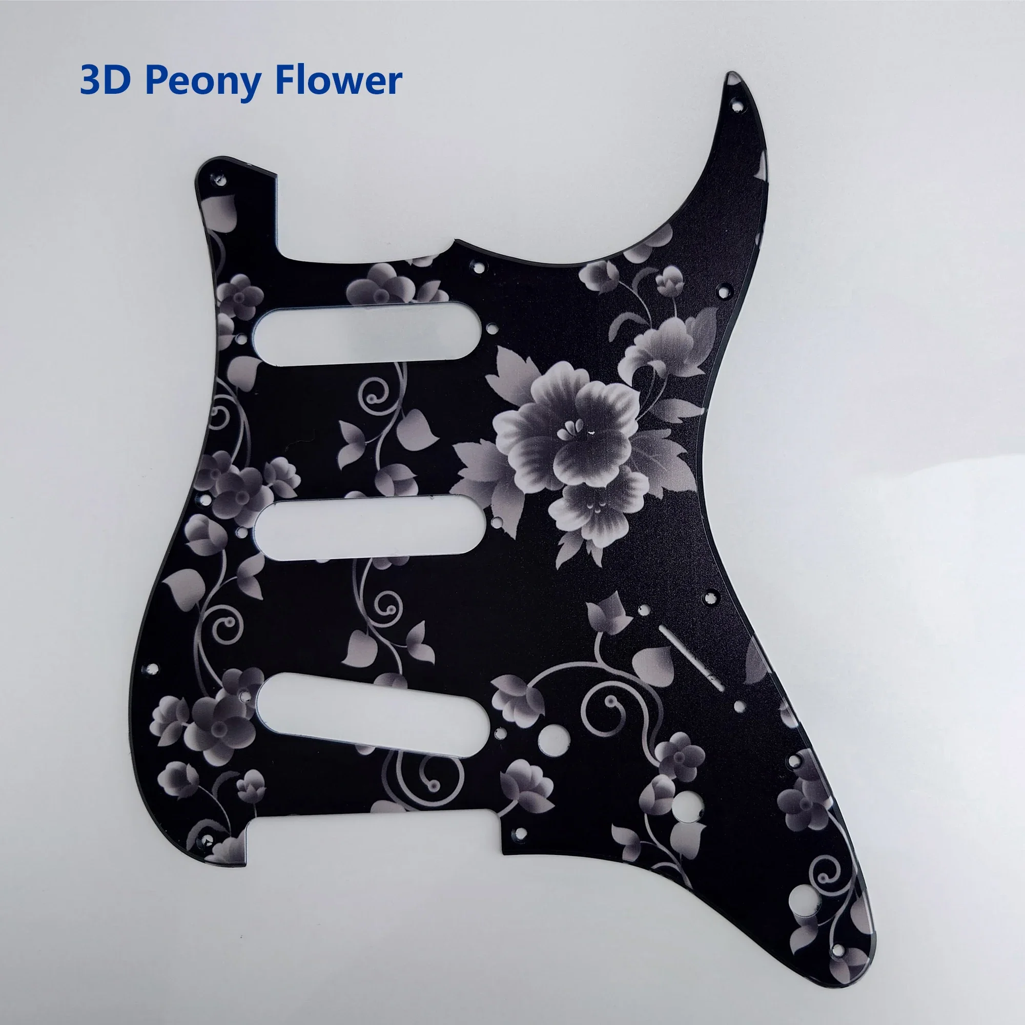 SSS Guitar Pickguard Set with Four Unique Designs 7 SSS Guitar Pickguard Set with Four Unique Designs - Image 7