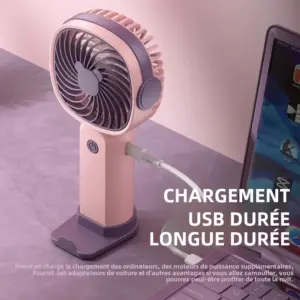 Portable Mini Handheld Fan with Phone Holder 12 S2c422c2fc74d408b909d39c2ebd9cde11