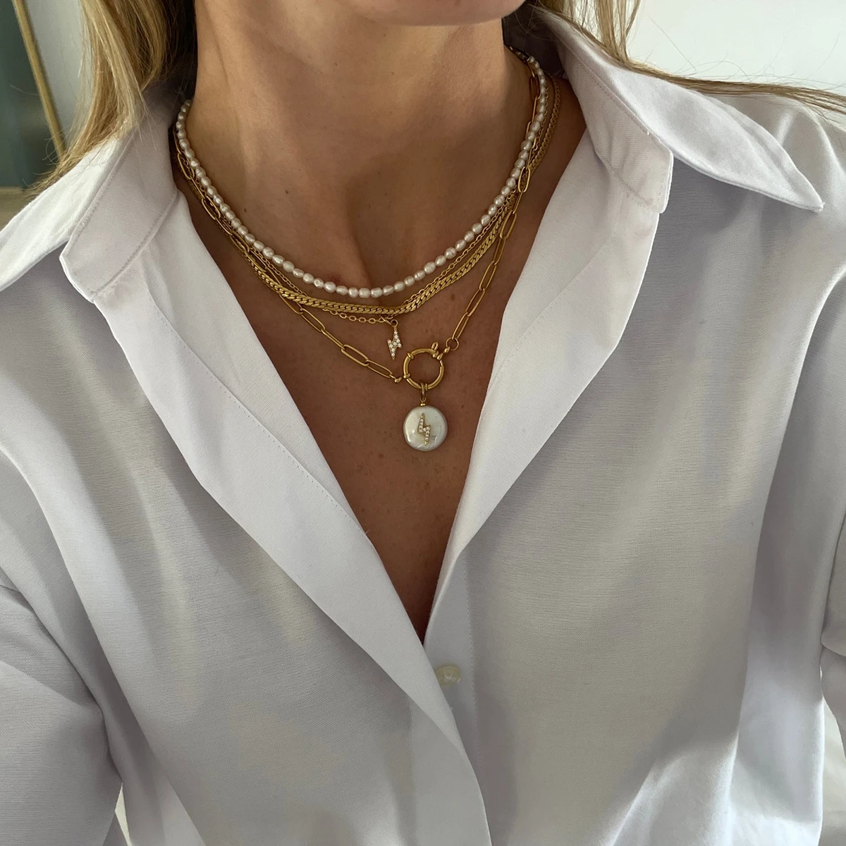 Stainless Steel Necklace 50cm JDN0203025 2 Stainless Steel Necklace 50cm JDN0203025 - Image 2