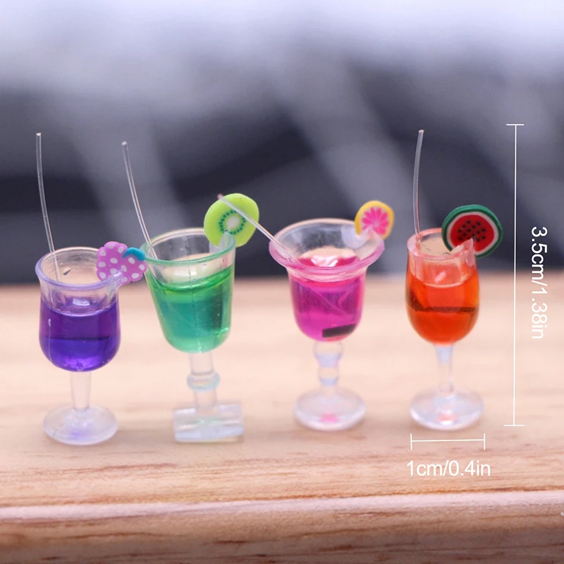 Miniature Colorful Cocktail Cups for Dollhouses 7 Miniature Colorful Cocktail Cups for Dollhouses - Image 7