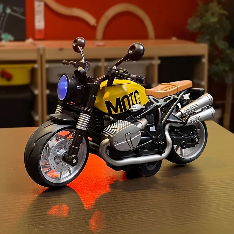 Realistic Miniature Motorcycle Collectible in Bright Colors 8 Realistic Miniature Motorcycle Collectible in Bright Colors - Image 8